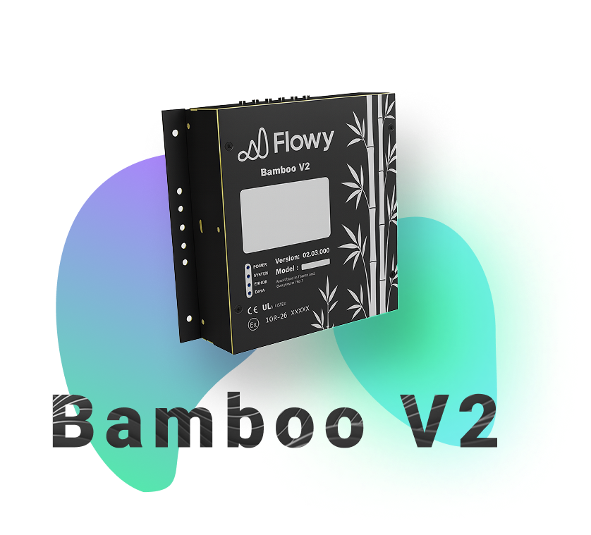 The proprietary Flowy Bamboo V2 sensor